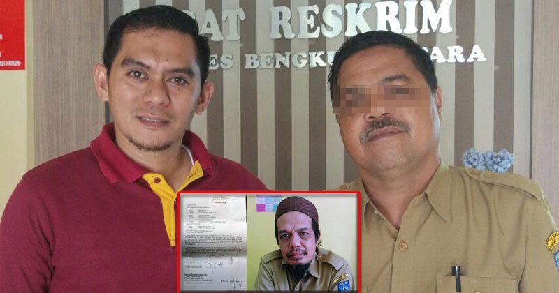 Terlapor pemalsu tanda tangan