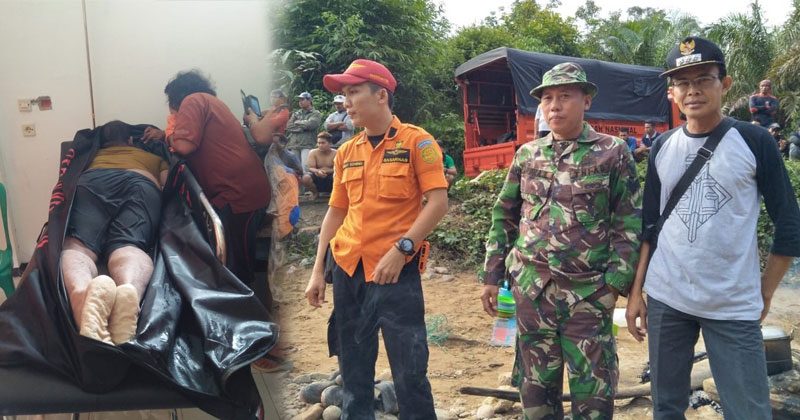 orang hanyut di Bengkulu Utara PT Alno Agro Muko