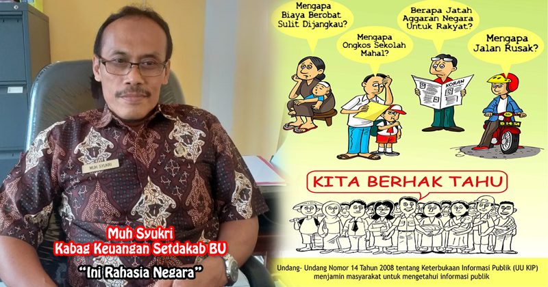 Pejabat Sebut Rekening Listrik Pemkab Bengkulu Utara rahasia Negara