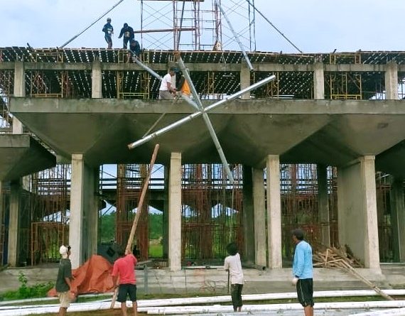 pEMBANGUNAN KUBAH MASJID ktm lagita