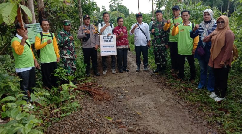 Giat Titik Nol pembangunan jalan rabat beton desa Jogja Baru